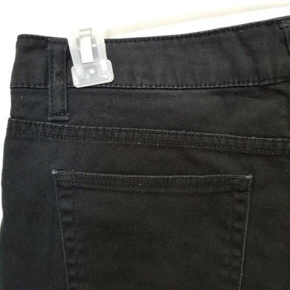 BeBop shorts 3 black twill stretch basic low rise waist shortie classic Y2K - Picture 9 of 14
